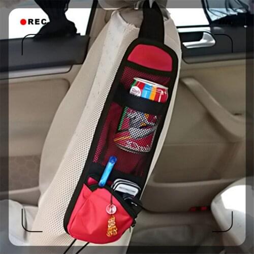 Car Storage Bag Auto Seat Side Bag Pocket net bottle for Hyundai HND3 Veloster i10 LPI 30blue R cee d ix Tucson IX35