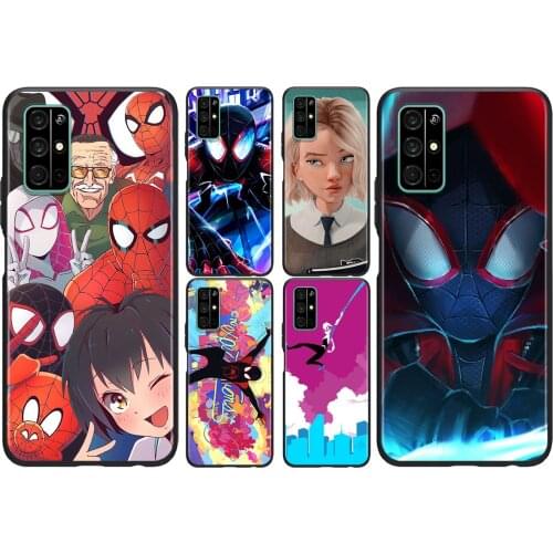 Parallel Universe Spiderman Anime For Huawei Honor 50 SE V30 View 20 V20 30i 30S 30 20S 20E 20i 20 Lite Pro Plus Phone Case