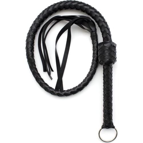 PU Leather Long Whip Fetish S&M Bdsm Sex Toy for Couples Women Sex Spanking Flogger Adult Games Bondage Restraints Sex Products