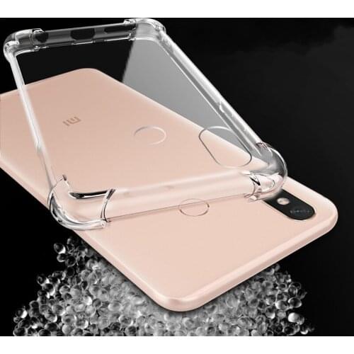 For Xiaomi Mi Max 3 Transparent Silicon Case for Xiaomi Mi Max 3 Max3 4GB 64GB 6GB 128GB Anti-knock Phone cover Cases