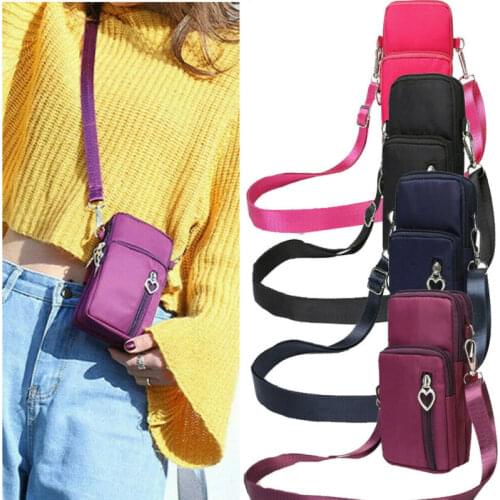 Fashion Women Handbag Mini Cross-body Mobile Phone Shoulder Bag Pouch Case Belt Handbag Purse Wallet