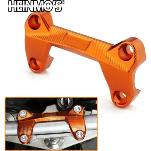 Motorcycle Handlebar Risers Mount Top Cover Clamp for KTM DUKE 125 200 Risers Top Cover Clamp Bar for KTM DUKE 390 Accessories