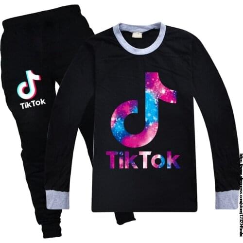 Outfits for Boy Tik Tok Fashion Kids Clothing Set Children Clothes Sets Cartoon Baby Girls Outfits Teenagers Boys Sports Suit