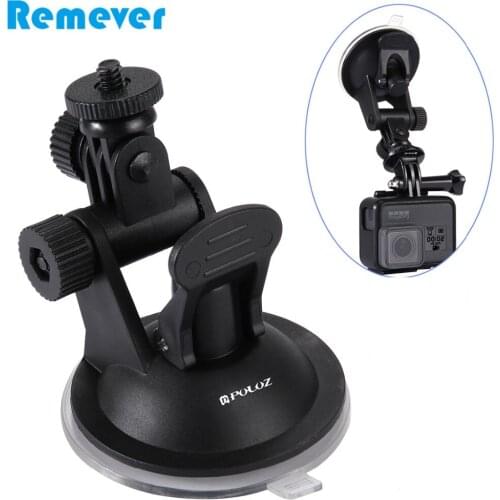 New Arrival Car Suction for Gopro Hero 3 3+ 4 5 6 SJcam Xiaoyi Action Cameras Portable Base Stand Bracket with Holder for Phones