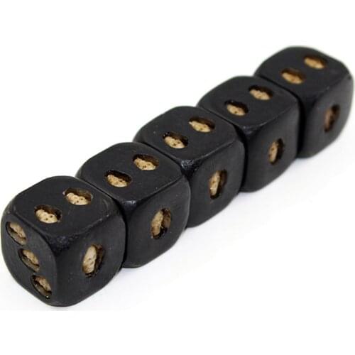 New Set of 5 Pc Creative Skull Bones Dice Six Sided Skeleton Dice Club Pub Party Game Toys Resin Dice for Children Adults
