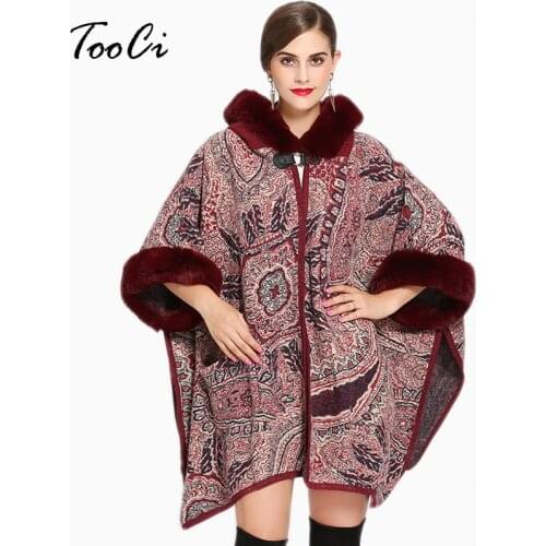 High Quality Red Fur Coat Luxury Faux Rabbit Fur Warm Women Hooded Coat Spring Fashion Furs Womens Coats Jacket Cardigan Coat