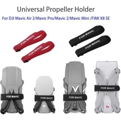2pcs Propeller Stabilizers Fix Holder Velcro Fixing Strap For DJI Mavic Air 2s/Mavic Mini 2 /Mavic 2/Mavic Pro/Fimi X8SE