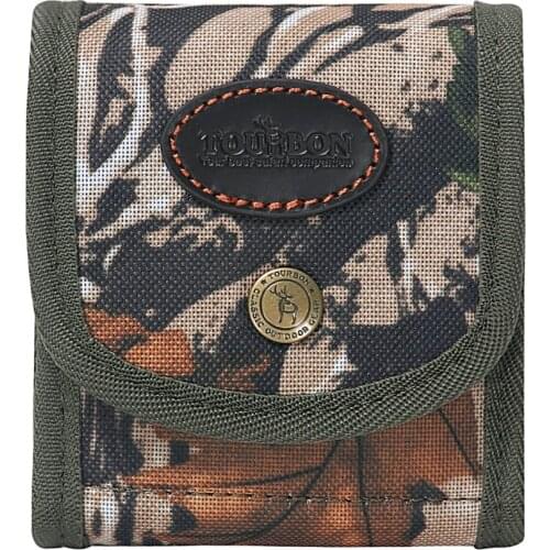 Tourbon Hunting Camo Tactical Rifle Cartridges Ammo Shells Bullets Holder Bullet Molle Pouch Wallet Clip Ammunition Carrier