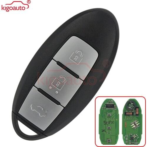 Kigoauto Smart key 3 button 433.92 mhz 47 chip for Nissan Teana keyless entry car key 2013 2014 2015