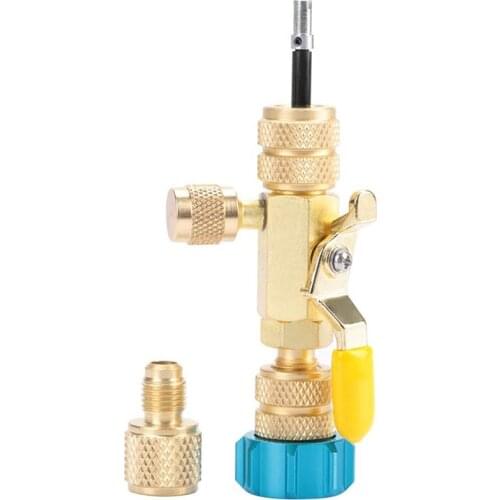Valve Core Remover Installer, Dual Remover Installer Tool Removal And Installation Made Of Brass Made Into Valve Body