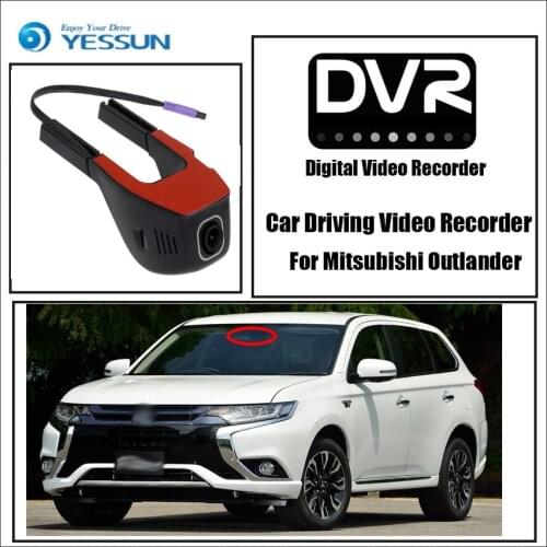 YESSUN for Mitsubishi Outlander Car Driving Video Recorder DVR Mini Control APP Wifi Camera 1080P Registrator Dash Cam