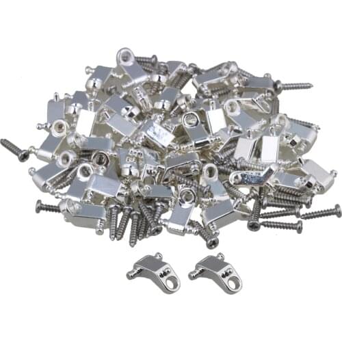 Yibuy 200pcs Copper String Retainer Roller String Tree for Electric Guitar