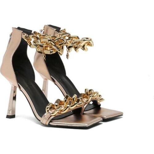 2021 Summer Women Transparency Mesh Shoes Women Hollow Out Pointed Toe Heels 9.5cm Elegant Shoes Women