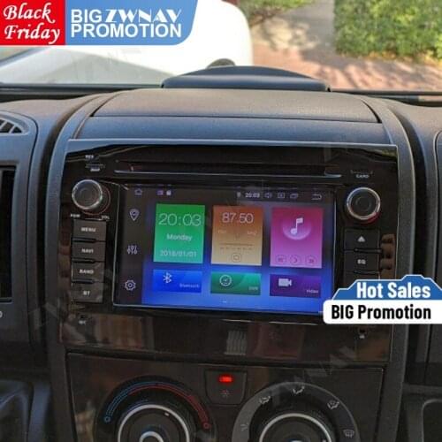 1 2 DIn Android Radio Receiver For FIAT DUCATO CITROEN Jumper PEUGEOT Boxer 2006+ Multimedia Auto Audio Player Stereo Head Unit