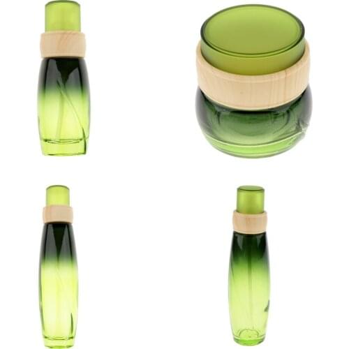 1pc Refillable Lotion Cream Treatment Pump Bottle Face Makeup Jar Empty