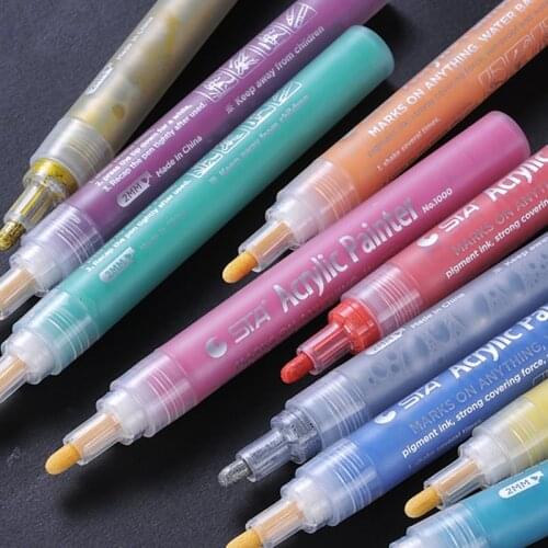 10 Colors Single Marker Light Pens Loose Soft Paint Pens For Sketch Drawing Manga Animation Sharpie Marker Copy