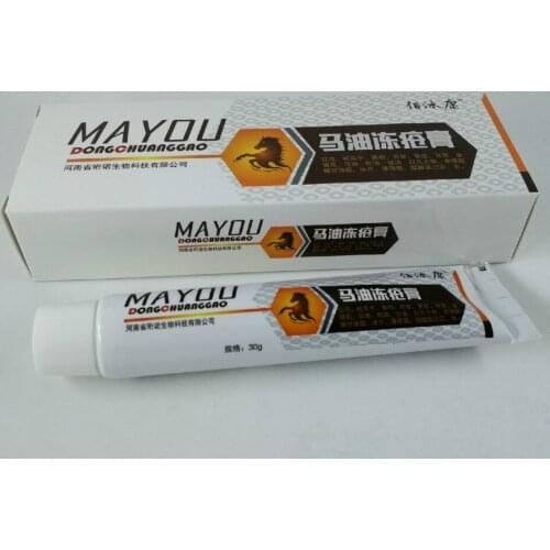 30g Powerful Horse Oil Frostbite Hand Foot Crack Cream Heel Chapped Peeling Repair Anti Wrinkle Treatment Skin Cracking Care