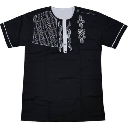 African Clothes Mens Ethnic Bazin Embroidery Dashiki t-shirt Kwanzaa Attire Tunic Tops рубашка мужская