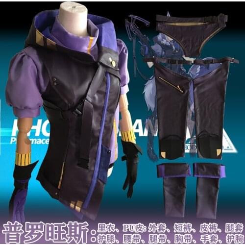 Anime Arknights Provence RHODES ISLAND Game Suit Battle Uniform Full Set Cosplay Costume Halloween Unisex Free Shipping 2020 New
