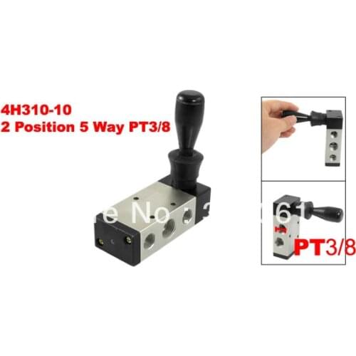 Free Shipping 1PC 4H310-10 2 Position 5 Way 3/8" Port Hand Pull Pneumatic Mechanical Valve