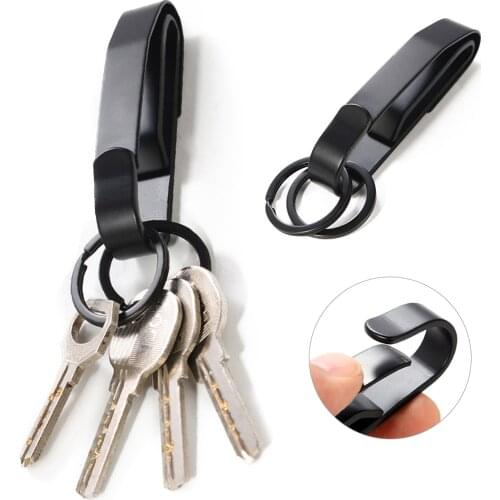 Keychain Key Ring Buckle Portable Parts Waist Belt Travelling Easy Carrying for Men Outdoor EDC Key Chain Hanger Gifts