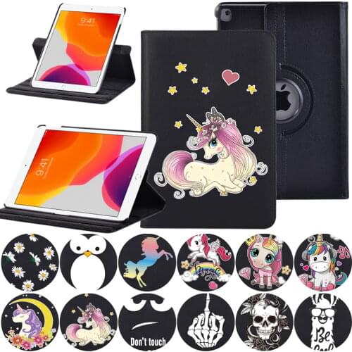 360 Degrees Rotating Cover for Apple IPad 2 3 4 5 6 7 8/Mini 1 2 3 4 5 Leather Tablet Case for IPad Pro 9.7/10.5/11"/air 1 2 3 4
