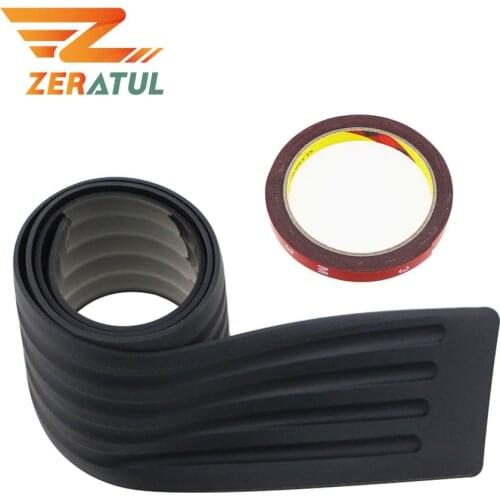 For Mazda 2 3 5 6 8 CX-7 CX7 CX-9 MX-5 Car Rubber Rear Guard Bumper Pads Protect Trim Cover Protector Scuff Anti-scratch Mat Pad