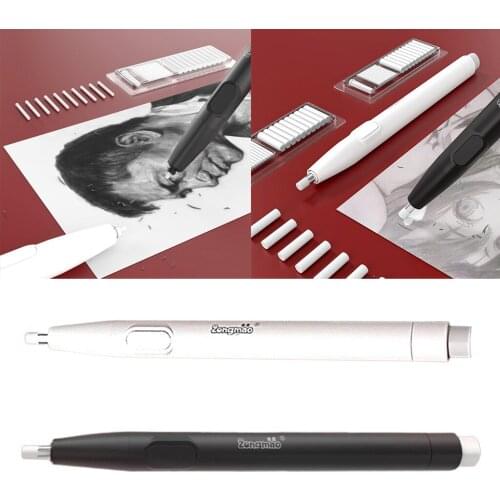 Battery Powered Electric Eraser Kit with Refills for Drawing Drafting Sketching