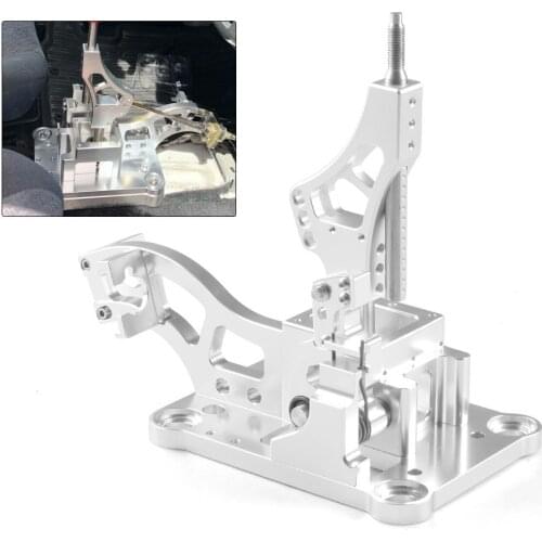 Silver Billet Shifter Box Fit For Honda Civic K Series Engine Swap EG EK DC2 EF k20 k24 Gear Shift Knob Shifter Replacement