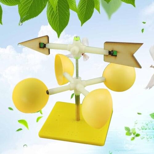 Wind Vane DIY Assembly Model Kids Funny Scientific Experiment Educational Toys