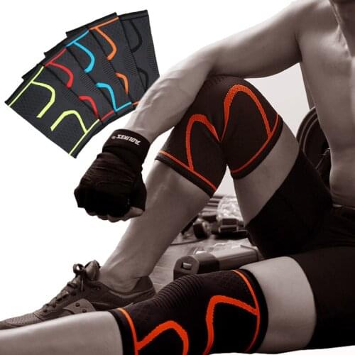 1PCS Knee Support Braces Elastic Nylon Sport Compression Knee Pad for Sports Basketball Volleyball Knee braces for arthritis