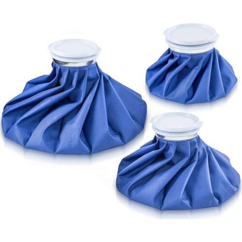 Ice Bag Packs - Set of 3 Hot & Cold Reusable Ice Bags, Instant Relief From Pain And Swelling - Flexible Design to Perf