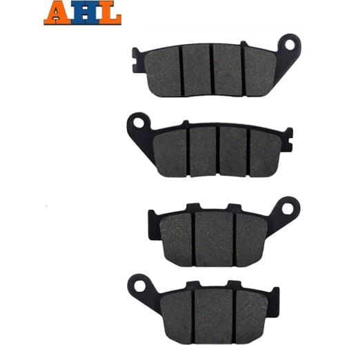 AHL Motorcycle Front and Rear Brake Pads for HONDA VT250FL Spada / Castel 1988-1990