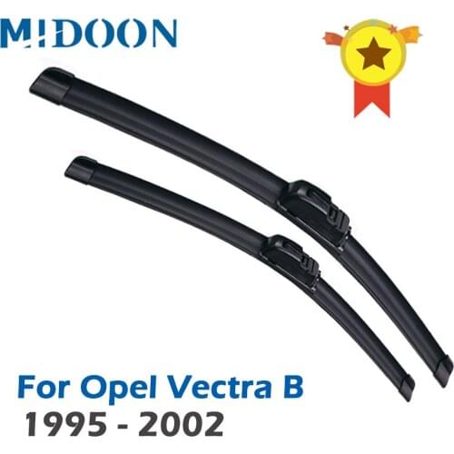 MIDOON Wiper Front Wiper Blades For Opel Vectra B 1995 - 2002 2001 2000 1999 1998 Windshield Windscreen Front Window 19" + 19"
