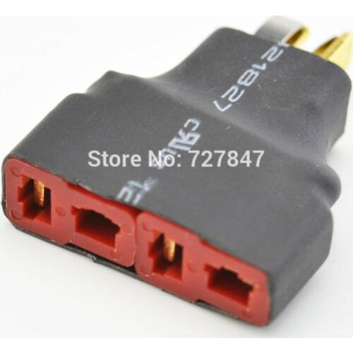 T-Plug (Deans Style) Battery Connector Adapter 1 Male 2 Female