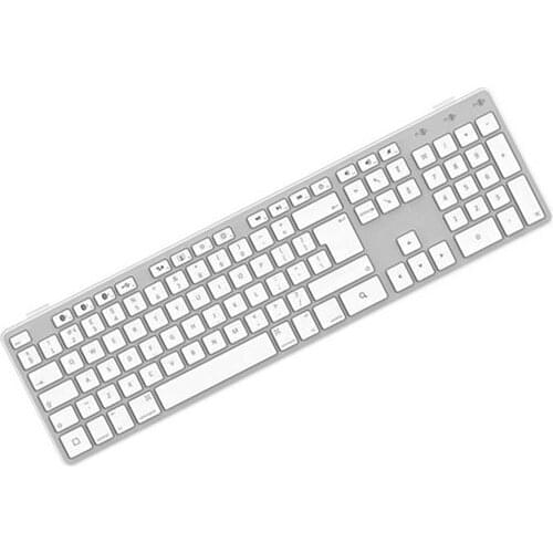 Full size with number key Bluetooth keyboard for imac for macbook mac osx 10.0 with bracket