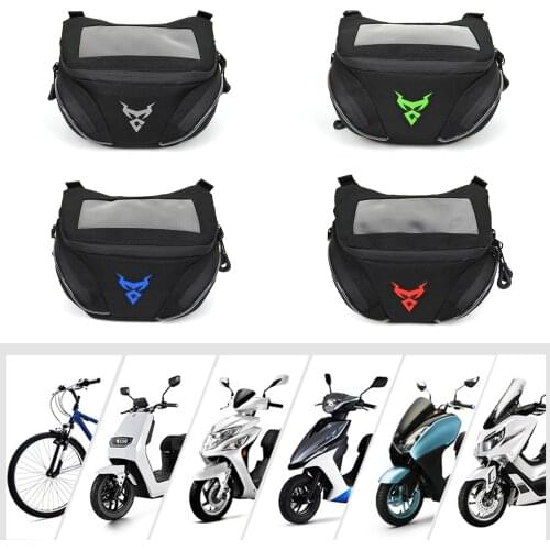 MOTOCENTRIC New Large-capacity Scooter Bicycle Front Storage Bag Hanging Bag Riding Touch Screen Mobile Phone Navigation Bag