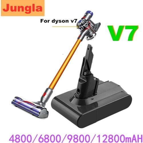 2021 Original 21.6V 4800/6800/9800/12800mAh Li-ion V7 Batteries for Dyson V7 Vacuum Cleaner Replacement Power Tools Battery