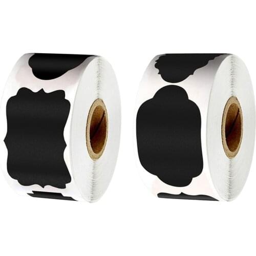 300x/roll Chalkboard Kitchen Glass Jar Name Bottle Tag Stickers Blackboard Label