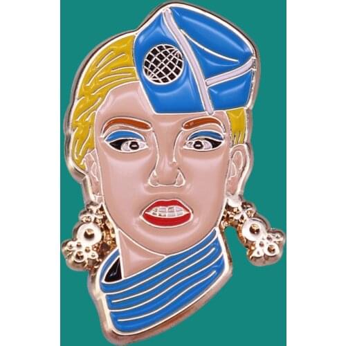 90s Popular Music Singer Enamel Pins Brooch Collecting Beautiful Girl Lapel Badges Fashion Jewelry Gifts Adorn Backpack Collar