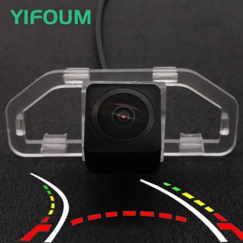 AHD Fisheye 12LED Dynamic Trajectory Car Rear View Backup Wireless Camera For Toyota Camry 2012-2014/Fortuner 2015-2019