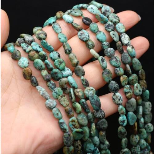 New Style Natural Stone Irregular African Turquoise Loose Beads For DIY Jewelry Making Necklace Bracelet Earrings Accessory