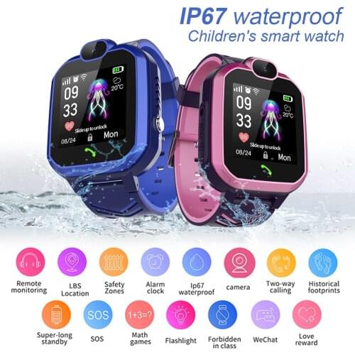 2019 New Smart watch LBS Kid SmartWatches Baby Watch for Children SOS Call Location Finder Locator Tracker GPS Anti Lost Monitor