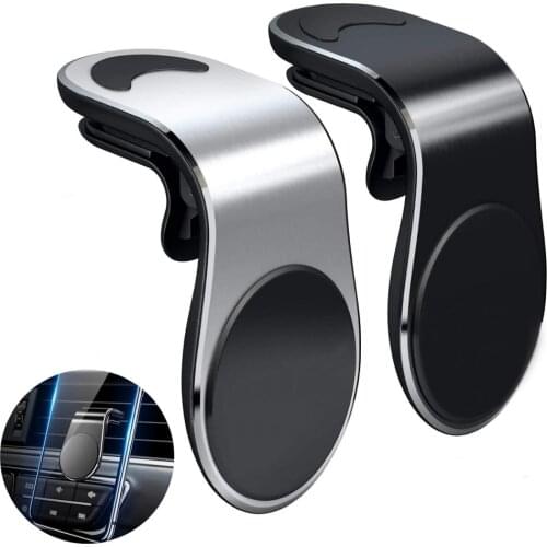Magnetic Car Phone Holder for iPhone 12 Pro Magnet Air Vent Clip Mount Universal Car Mobile Holder for Samsung Xiaomi Redmi GPS