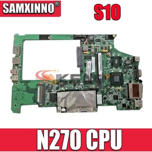 Akemy Laptop Motherboard For Lenovo Ideapad S10 31FL1MB00P0 DAFL1BMB6C0 Main Board 945GSE DDR2 N270 CPU Full tested