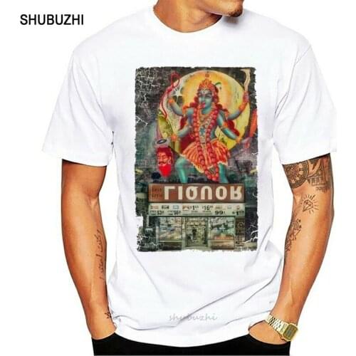 Kali Hindu Goddess Large Print Mens T-Shirt men cotton tshirt summer brand teeshirt euro size