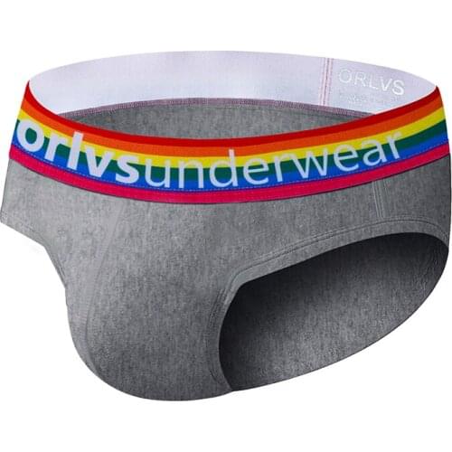 2020 Breathable Cotton Gay Sexy underwear Men Jockstrap Briefs Patchwork New Brand Mens Underwear