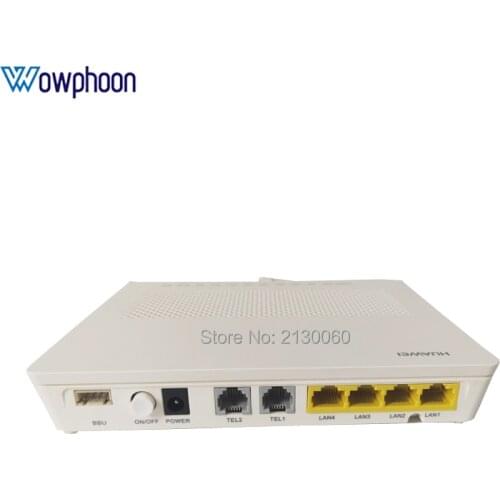 New huawei echolife hg8245h 4GE+2TEL+USB+WIFI 5DBI English firmware gpon onu ont for ftth