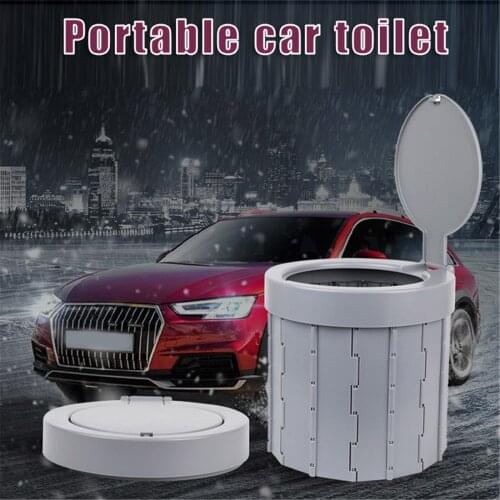 Portable Toilet For Outdoor Camping Travelling Folding Car Toilet for Camp Hiking Long Trips Traffic Jam ASD88