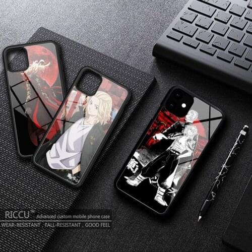Cartoon Anime Tokyo Revengers Martial Arts Phone Case Rubber for iphone 11 12 max 12 iPhone Pro Mini XS 8 7 6S Plus X XR Covers